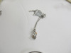 Quantity of 26 x Silver & Faux Stone, Assorted Items of Sparkling Jewellery to Include: 14 x Necklaces, 11 x Earrings & 1 x Bracelet (As Viewed). - 10
