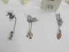 Quantity of 26 x Silver & Faux Stone, Assorted Items of Sparkling Jewellery to Include: 14 x Necklaces, 11 x Earrings & 1 x Bracelet (As Viewed). - 11
