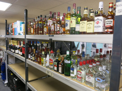 Stock of 141 x Bottles of Assorted Champagne, Wines & Spirits to Include: 17 x 70cl Bottles of Assorted Champagne, 4 x 70cl Bottles of Assorted Sparkling Wine, 2 x 70cl Bottles of Prosecco, 2 x 70cl Bottles of Cava, 9 x 70cl Bottles of Assorted Red Wine,