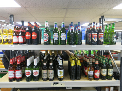 Stock of 140 x Assorted Branded Bottles of Beer to Include: 108 x 650ml, 660ml, 630ml & 32 x 330ml. NOTE: ALCOHOL LICENSE HOLDER REQUIRED TO BID ON THIS LOT.