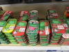 Approx. 268 x Assorted Tins of Food & Coffee to Include: 13 x Tins of Plum Tomatoes, 30 x Tins of Assorted Baked Beans, 11 x Tins of Soup & Spaghetti, 14 x Tins of Salmon, 67 x Tins of Assorted Tuna, 31 x Tins of Sardines, 52 x Tins of Assorted Mackerel, - 8
