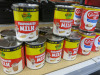 Approx. 268 x Assorted Tins of Food & Coffee to Include: 13 x Tins of Plum Tomatoes, 30 x Tins of Assorted Baked Beans, 11 x Tins of Soup & Spaghetti, 14 x Tins of Salmon, 67 x Tins of Assorted Tuna, 31 x Tins of Sardines, 52 x Tins of Assorted Mackerel, - 10