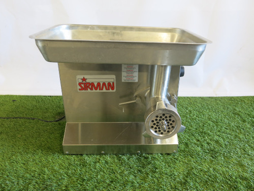 Sirman Commercial Meat Mincer, Model TC22 Colorado, S/N 25BAAJ0304. Lot Update: unable to power up due to electrical fault.