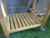Mej Fruttero Designer Butchers Block Trolley with Towel Rail & Bottle Holder. Size H85 x W70 x D50cm. - 5