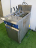 Blue Seal Single Tank Gas Pasta Cooker, Model G47, S/N 231920. Comes with 6 Baskets. - 2