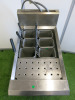 Blue Seal Single Tank Gas Pasta Cooker, Model G47, S/N 231920. Comes with 6 Baskets. - 3