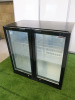 Empire 2 Glass Door Back Bar Cooler, Model CL-210H-EE.Size H90 x W90 x D50cm. - 3