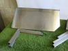 4 x Assorted Lengths of Stainless Steel Shelving with Brackets to Include: 2 x Size W80 x D40cm& 2 x W75 x D40cm. - 2