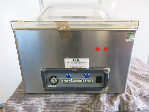 Mainca Tepro Vacuum Packing Machine, Model PP5,5H, S/N 342.