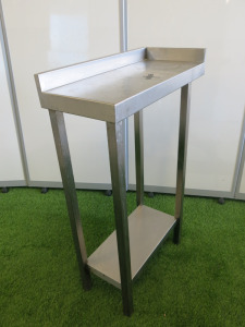 Stainless Steel In Fil Prep Table with Shelf Under. Size H90 x W28 x D60cm.