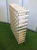 80 Bottle Wooden & Metal Wine Rack. Size H100 x W80 x D23cm. - 2