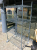 4 Shelf Wire Plastic Coated Mobile Shelving Unit, Size H180 x W90 x D60cm. - 2