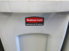4 x Rubbermaid 61L Slimjim Recycling Bins. - 3