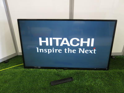 Hitachi 43" TV, Model 43HB6T72U with Remote.