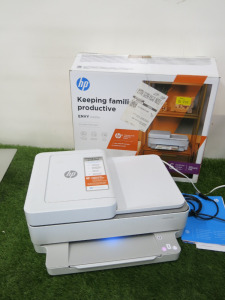HP Envy 6420e Printer in Original Box, with Leads & Manuals.