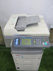Oki Multi Function Colour Printer, Model MC861+. Copy Count, Colour 17238, Mono 36659.NOTE: requires new belt unit.
