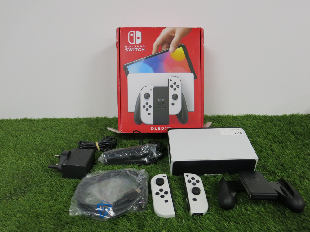 Nintendo Switch Console, Model Oled, 64GB. Comes in Original Box with ...