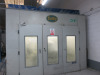 Dalby Spray Booth with Interior Lighting & Extraction (Not Heated), Size H3m W4.1m x L6.7m. Comes with Additional Paint Room with Light & Filter Extraction & 50 x Mixing Paint Pots, Size H2.5m x W2.5m x D2.0m. NOTE: &pound;1000 deposit required and buyer to dis