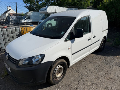 RO63 WYF: Volkswagen Caddy Van, C20 Startline TDI in White...