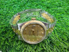 Rolex Datejust 18ct Gold & Stainless Wrist Watch, 36mm Gold with Diamond Aftermarket Dial, Model 16233, Year 1991. Comes with Original Certificate. NOTE: no original box available with this watch and we have had verified as original Rolex, other than a - 5