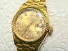 Rolex Datejust 18ct Gold Ladies Wrist Watch, 26mm Gold and Diamond Dial. Model 69178, Year 1988. Comes with Original Papers, Bracelet is Believed to be Aftermarket. NOTE: no original box available with this watch and we have had verified as original Ro - 3