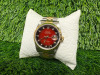 Rolex Datejust 18ct Gold & Stainless Wrist Watch, 36mm Red & Black with Diamond Aftermarket Dial, Model 16233. Year 1990. NOTE: no original box or papers available with this watch and we have had verified as original Rolex, other than aftermarket dial,