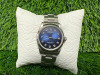 Rolex Oyster Perpetual Stainless Steel Wrist Watch, 31mm Blue & Diamond Dial, Model 67480, Year 1997. Comes with Original Certificate & Rolex Oyster Pamphlet. NOTE: no original box available with this watch and we have had verified as original Rolex, h - 2