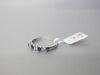 9ct White Gold Ring with 4 Sapphires & 3 Diamonds, Size N. RRP &pound;1175. - 7