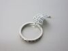 18ct White Gold Ring with Ruby's & Diamonds. Size L-M. RRP 1250 - 3