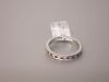 18ct White Gold Ring with Ruby's & Diamonds. Size L-M. RRP 1250 - 4
