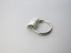 18ct White Gold Ring with Full Row of Diamonds, Size K-L. RRP &pound;1295. - 4