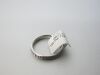 18ct White Gold Ring with Full Row of Diamonds, Size K-L. RRP &pound;1295. - 5