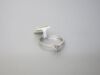 Platinum Ring with Pear Diamond, Size M. RRP &pound;925. - 2