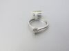 Platinum Ring with Pear Diamond, Size M. RRP &pound;925. - 3
