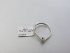 Platinum Ring with Pear Diamond, Size M. RRP &pound;925. - 6