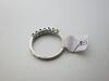 18ct White Gold Ring with 4 Emeralds & 3 Diamonds, Size L-M. RRP &pound;1495. - 4