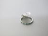 18ct White Gold Ring with 7 Emeralds & 6 Diamonds, Size L-M. RRP &pound;945. - 2