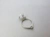 Platinum Ring with Solitaire Diamond (0.15ct), Size L. RRP &pound;895. - 3