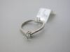 Platinum Baguette 0.18ct Diamond Solitaire Ring. Size L-M. RRP 895. - 2