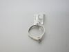 Platinum Baguette 0.18ct Diamond Solitaire Ring. Size L-M. RRP 895. - 3