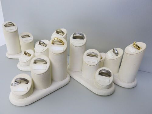 15 x Assorted Sized & Style Sample Rings (As Viewed & Pictured).