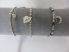 16 x Assorted Bracelets to Include Silver, Fashion & Other in Various Styles. Total Estimated RRP &pound;1330 - 4