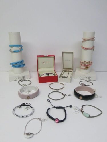 18 x Assorted Bracelets & Bangles (As Viewed).