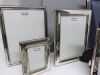 Quantity of 23 x Assorted Impressions & Carrs Silver Photo Frames in Various Sizes with 18 x Boxes. - 2