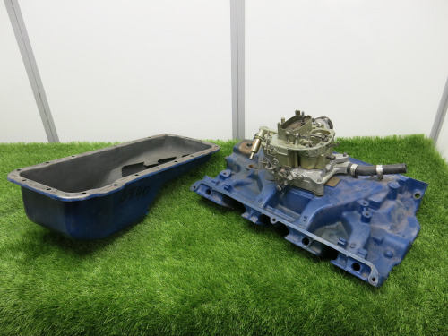 Ford GT40 V8 Inlet Manifold with Four Barrel Carburettor Autoline C832. (Remanufactured in Canada. With Additional GT40 Sump.
