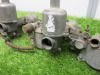 An Early Triple SU Carburettor, Diameter Just over 1". - 3
