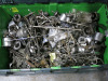 Large Crate Containing Very Large Qty of Assorted Used Carburettor Parts and Linkages.