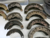 Crate Containing 16 x Pairs of Brake Shoes (As Viewed), 17 x Brake Drum Back Plates. NOTE: all appear to be for Jaguar models. - 4
