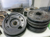 Crate Containing 16 x Pairs of Brake Shoes (As Viewed), 17 x Brake Drum Back Plates. NOTE: all appear to be for Jaguar models. - 7