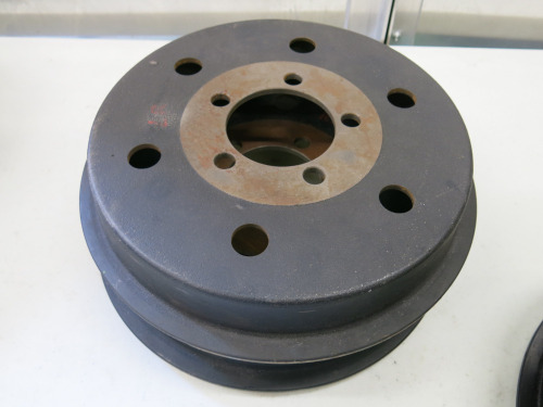 Pair of New/Refurbished Brake Drums Believed to be for Jaguar XK120/140.